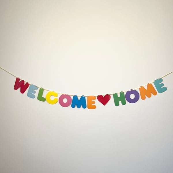 Welcome Home Banner Homecoming Party Bunting