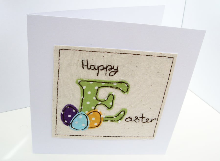Easter Card - Embroidered