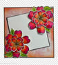 Handmade Bright Floral Card - can be personalised - Image 5