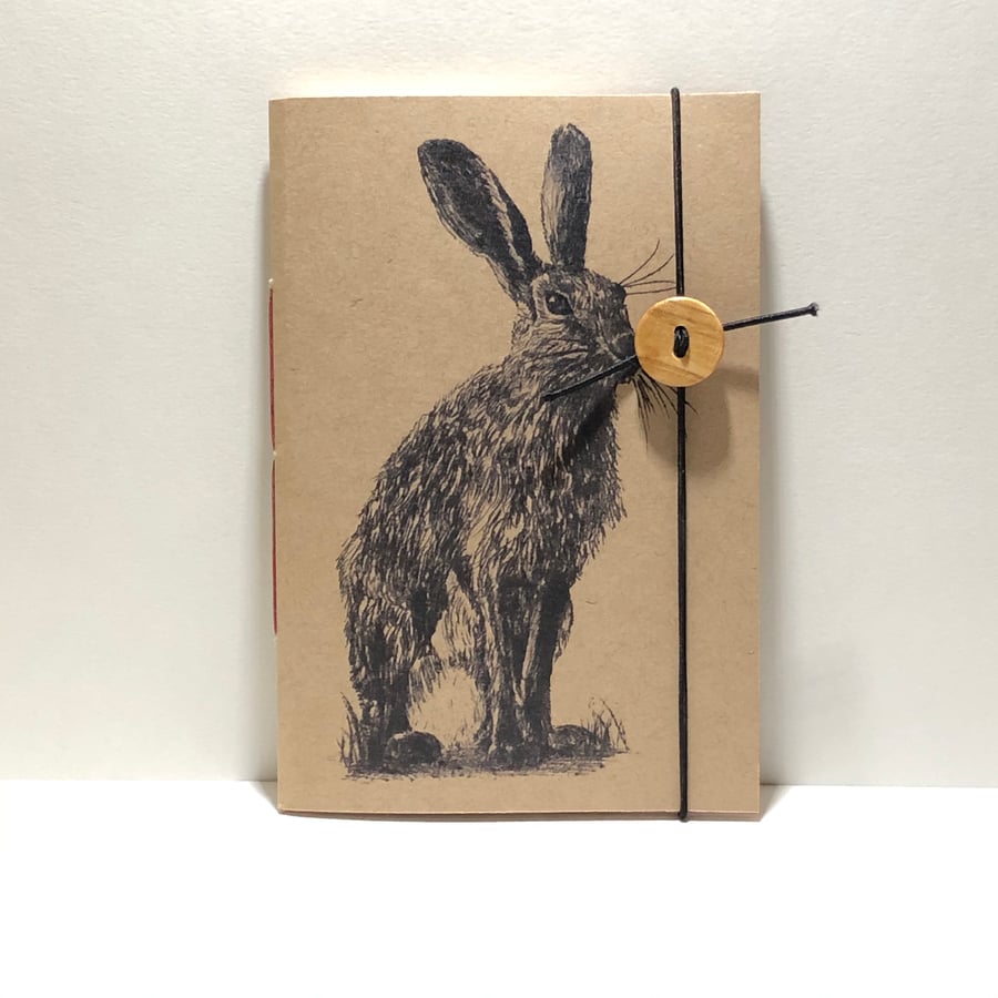 Notebook. Pocket sized. Thoughtful Hare.