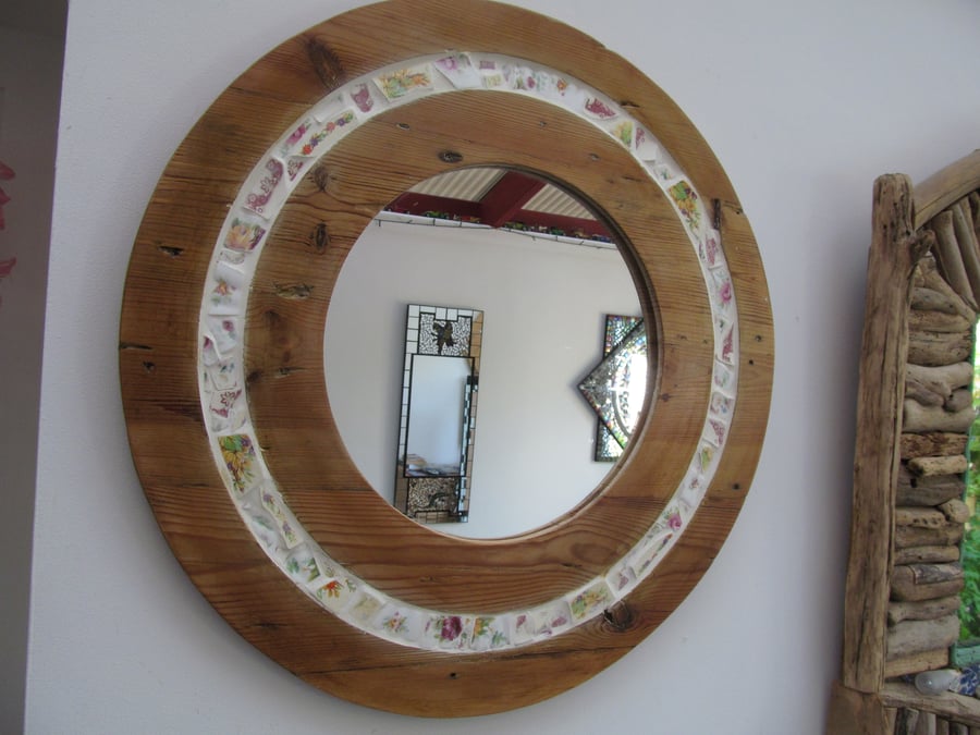 Recycled Handmade mirror