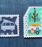 Fabric Postage Stamps - Live Your Adventure - Image 4