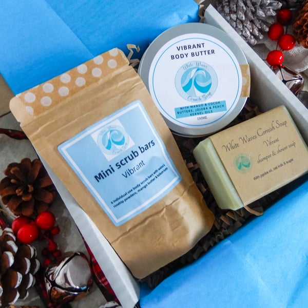 Sublime Shower gift box - postage included - body, butter, scrub, natural soap