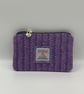 Harris Tweed Coin Purse Handmade Scottish Wool Pouch
