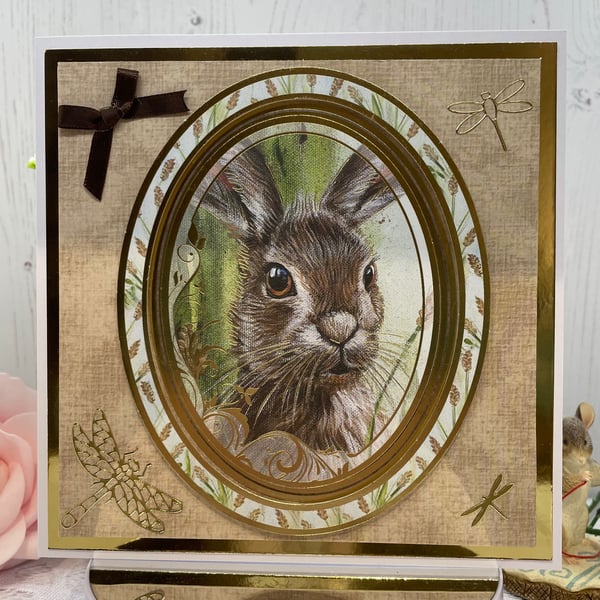 Hare Greeting Card  C - 38
