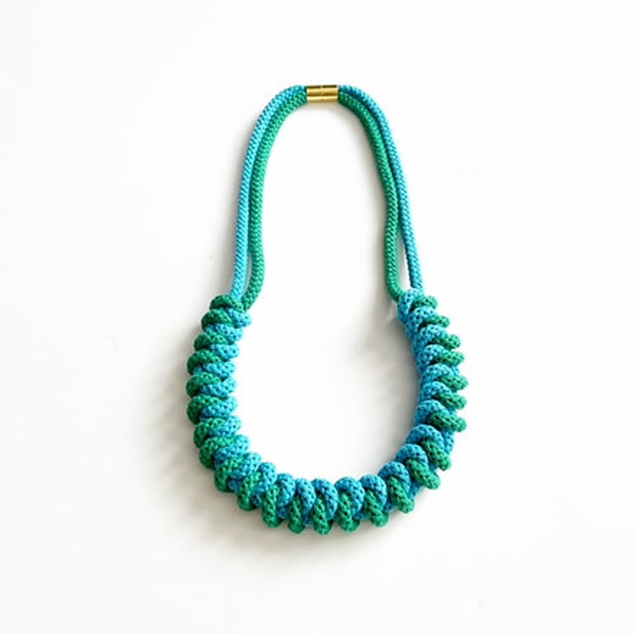 The Tilly Knotted Necklace, Handmade Cotton Rope Necklace, Christmas Gift Ideas