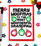 Christmas Card from the Dog, Dogs, Cat, Cat, To Grandpa, Grandpaw - Image 4