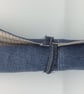  Artist's Storage Roll, wrap, recycled denim - Image 5