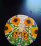 Woodslice decoupage coaster 