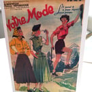 FEMINIST WOMEN HUMEROUS CARD  "DISCRETE POCKET"    6X4 ins