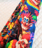 1.5 inch Wide Adjustable Ukulele Strap with Evil Clowns - Image 2