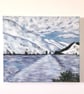 Original Painting of The Pentland Hill's in Winter.   - Image 10