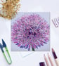 Purple Allium Wrapping Paper – Botanical Floral Gift Wrap – Recyclable Paper - Image 4