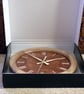 Designer made Wooden Wall Clock with a Burr Madrone Dial & Inlaid Sycamore Bezel - Image 10