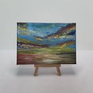 Happiness, Mini Bright Seascape with Dislay Easel