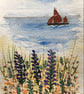Sailing barge watercolour - Image 1