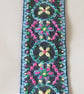 Embroidered Lace Cuff - pink and blue - Image 5