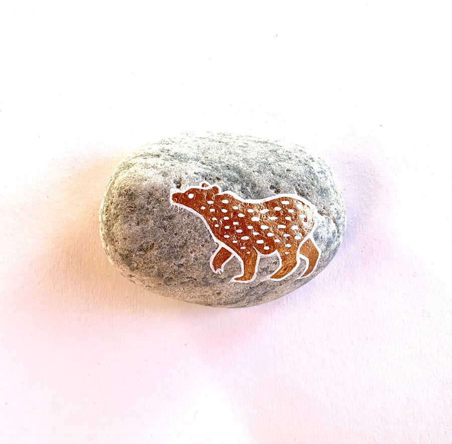 Copper Bear Stone - MADE TO ORDER