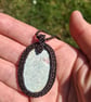 Ruby Fuchsite Macrame Pendant - Image 4