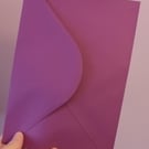 Pack Of 6 C5 A5 Purple Envelopes For Cardmaking, Wedding. 120gsm 