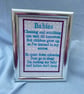 Gift for New Parents, A Poem for New Mum, Dad, Good Advice in a Picture Frame. - Image 4