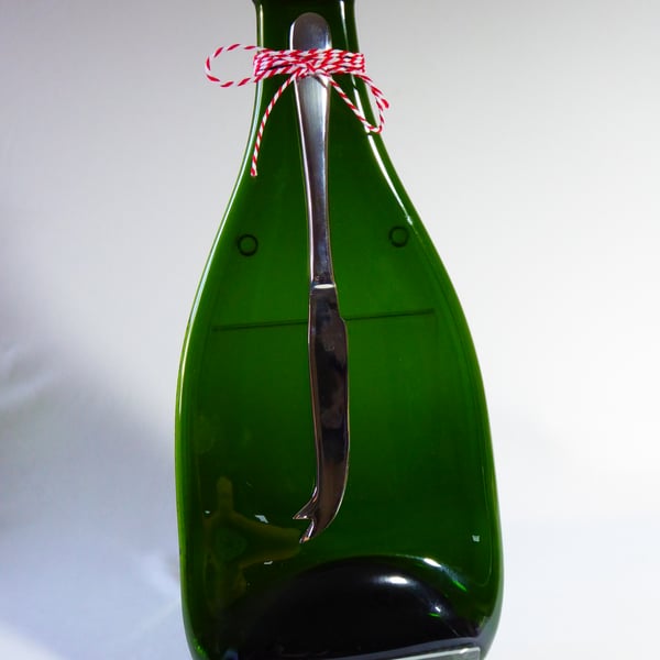 Fused Champagne Bottle Cheeseboard