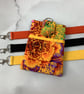 Floral phone case, Flower pouch, Detachable strap, 2 options - Image 5