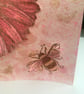 Gerbera and bumble bee greetings card - Image 4