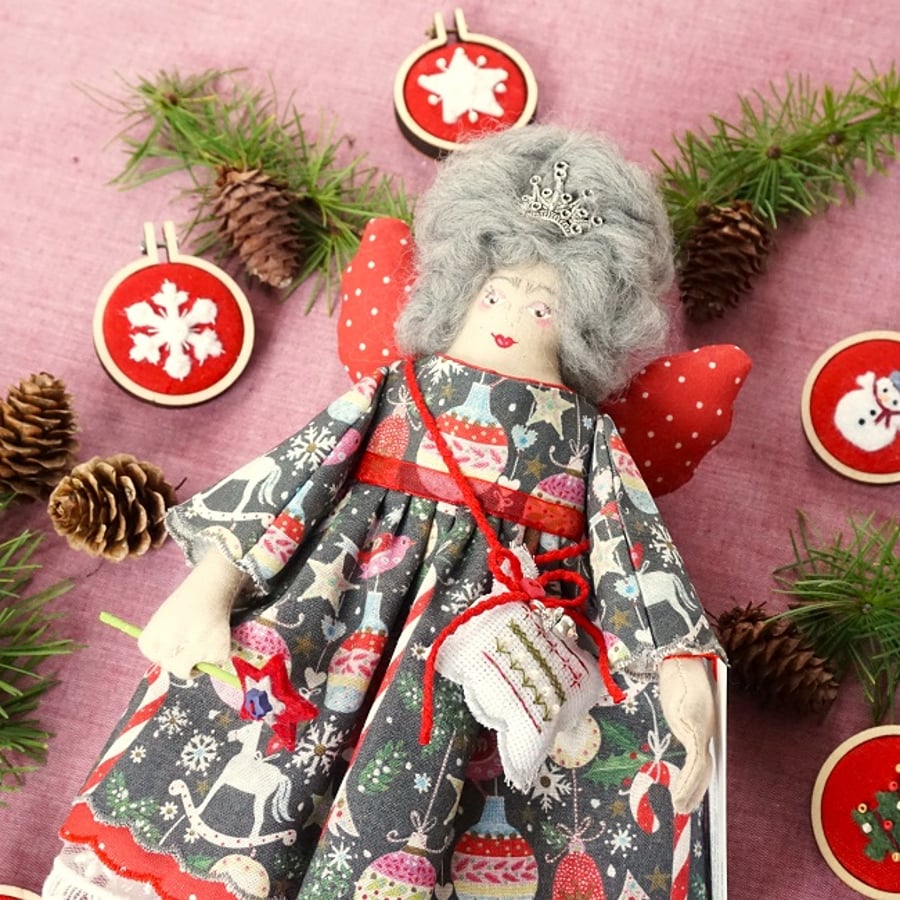 Ilse, A Tiny Bauble Fairy God Mother Doll