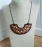 Pyrography acorn & oak leaf pendant - Image 2