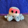 Crochet Trans Flag Octopus
