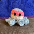 Crochet Trans Flag Octopus