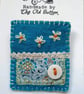 Brooch, wool felt hand sewn with applique and embroidery - Image 5
