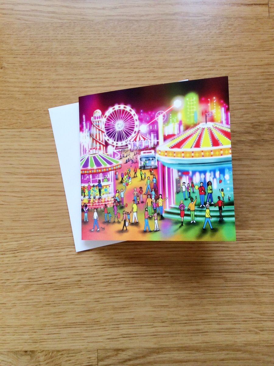 Ooh a fairground, how exciting!