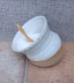 Salt pig or cellar hand thrown stoneware pottery handmade ceramic wheelthrown - Image 4