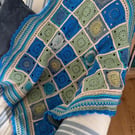 Lap blanket to add a bright pop of colour