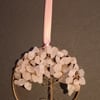 rose quartz crystal tree of life bangle hanger