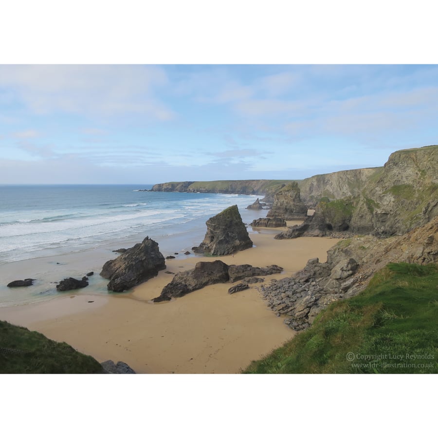 Bedruthan Steps Print