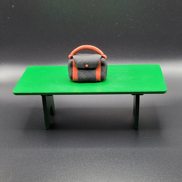Polymer clay handbag 112 scale miniature novelty gift