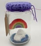 Crochet Rainbow and Cloud in a Jar - Image 1