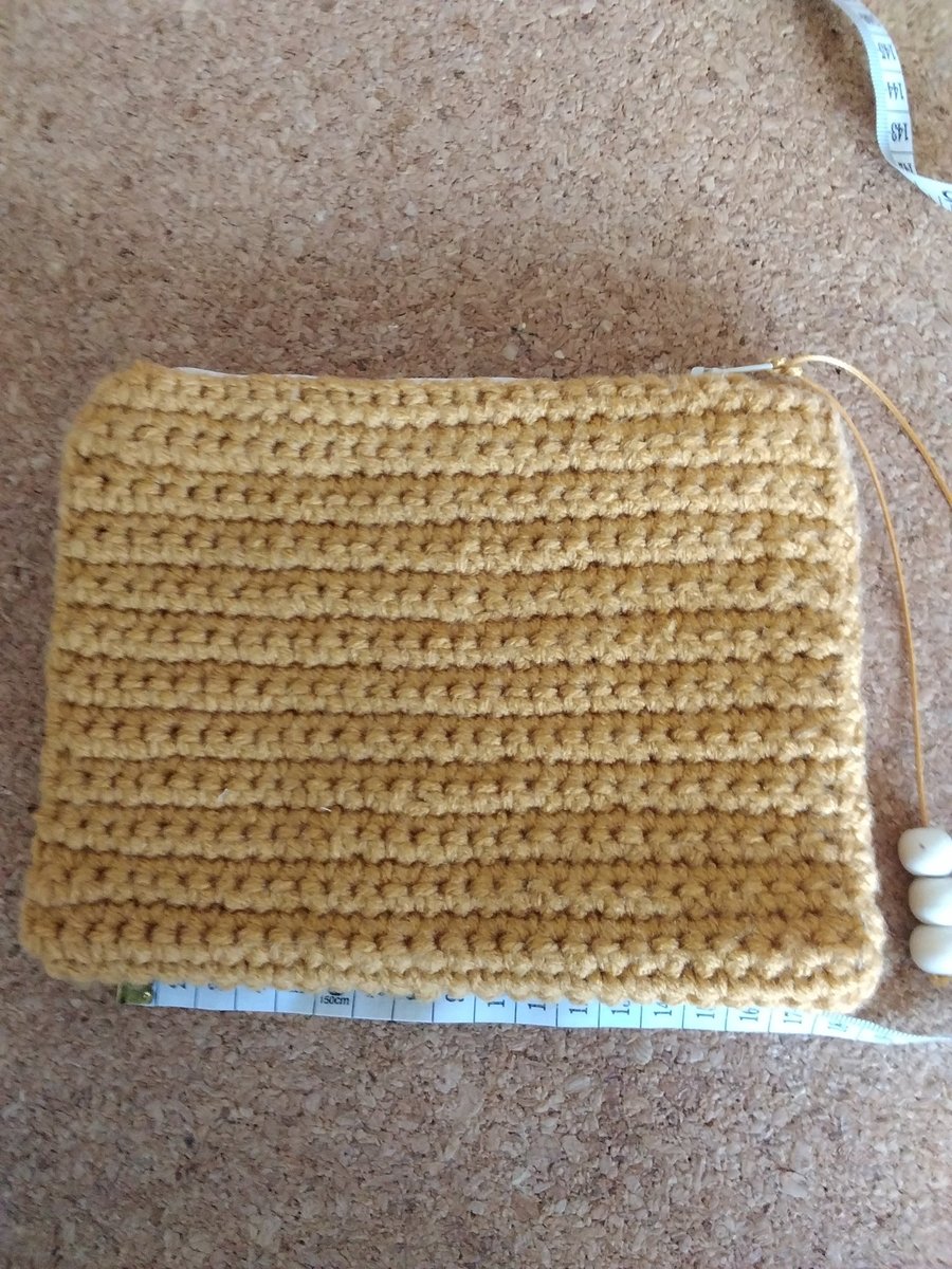 Handmade crochet purse