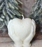 Heart 3d shape candle
