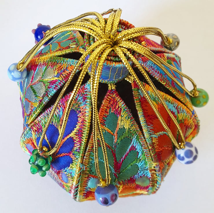 Textile Pod Spherical Treasure Ball Free Machin... - Folksy