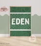 Personalise Wall Art, Football Print, Boys Bedroom Decor, Football Decor 