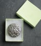 Pewter Brooch, Birds in Tree - Image 5