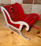 Santa sleigh decoration sweet holder