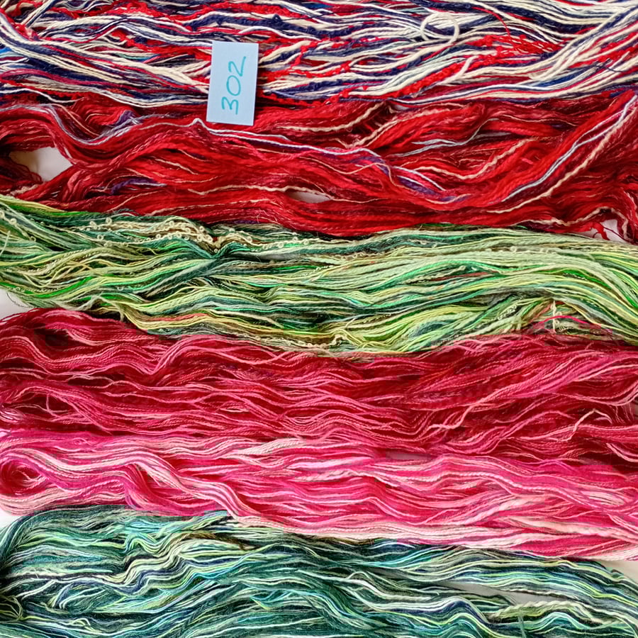 Bundle of creative threads for textile arts and creative crafts