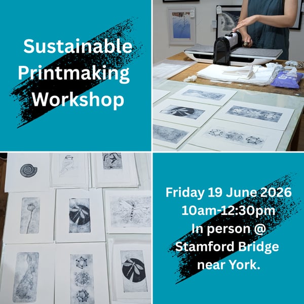 Tetrapak Sustainable Printmaking Workshop June 2026 (in person near York)