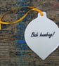 Porcelain bah humbug decoration - Image 2