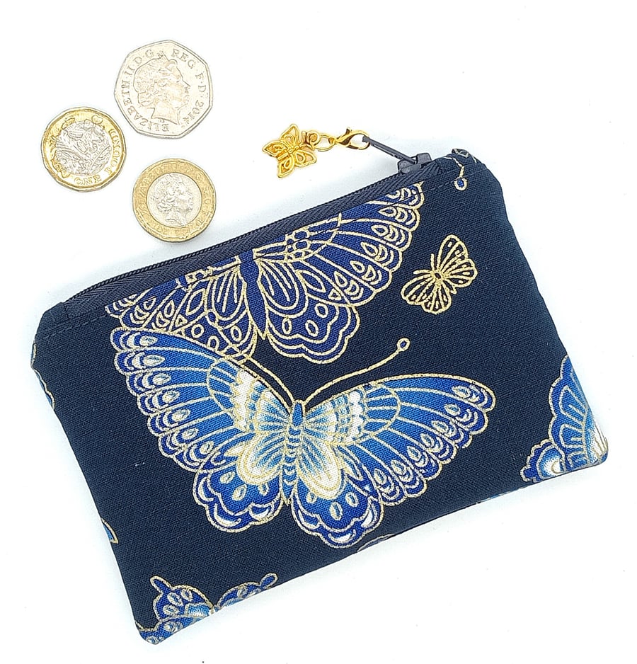 Butterfly coin and card purse 56KF